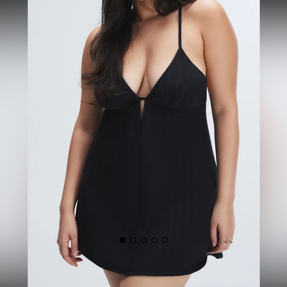 NWT Savage x fenty SLEEK STITCH MODAL SLEEP MINI SLIP M - Picture 1 of 7